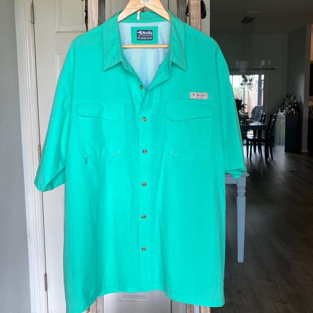 Fishing shirt/Bimini Bay/size 3XL/ teal